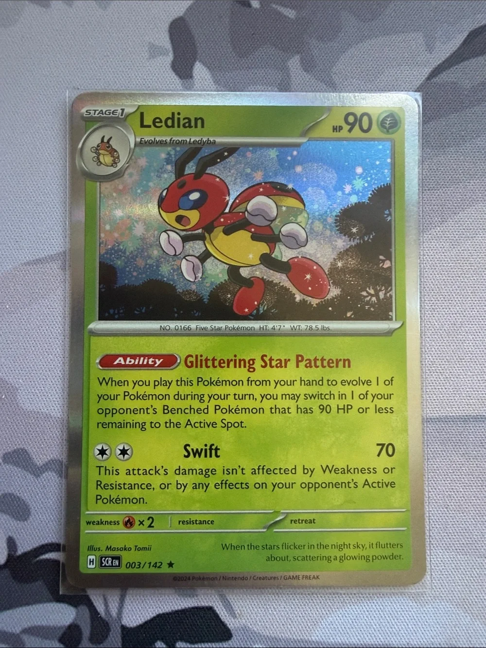 Ledyba & Ledian Evolution Lot | Holo Reverse Holo Pokémon Cards ✨5/$25✨
